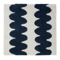 Alfombra de lana cuadrado  - 60 x 60 cm - multicolor