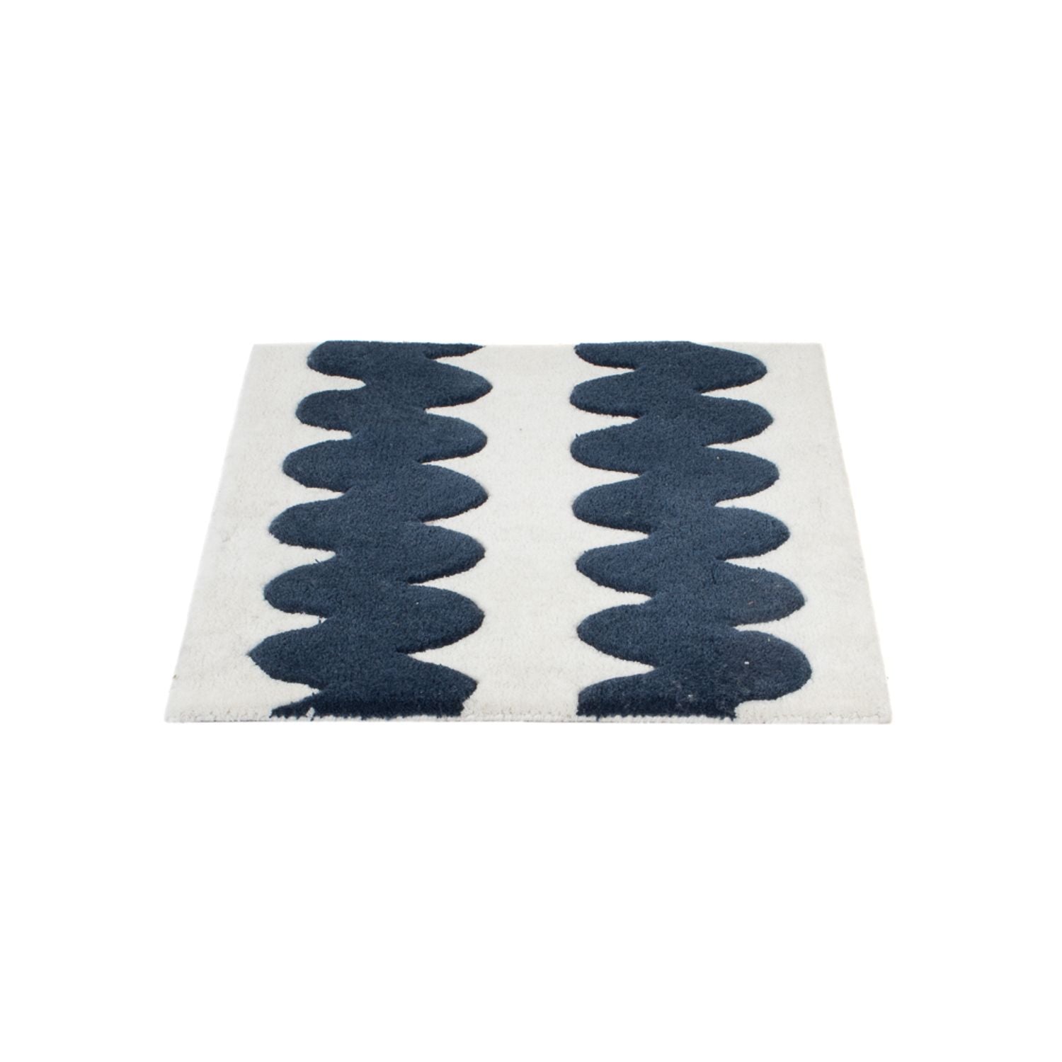 Alfombra de lana cuadrado  - 60 x 60 cm - multicolor