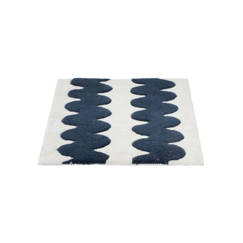Alfombra de lana cuadrado  - 60 x 60 cm - multicolor