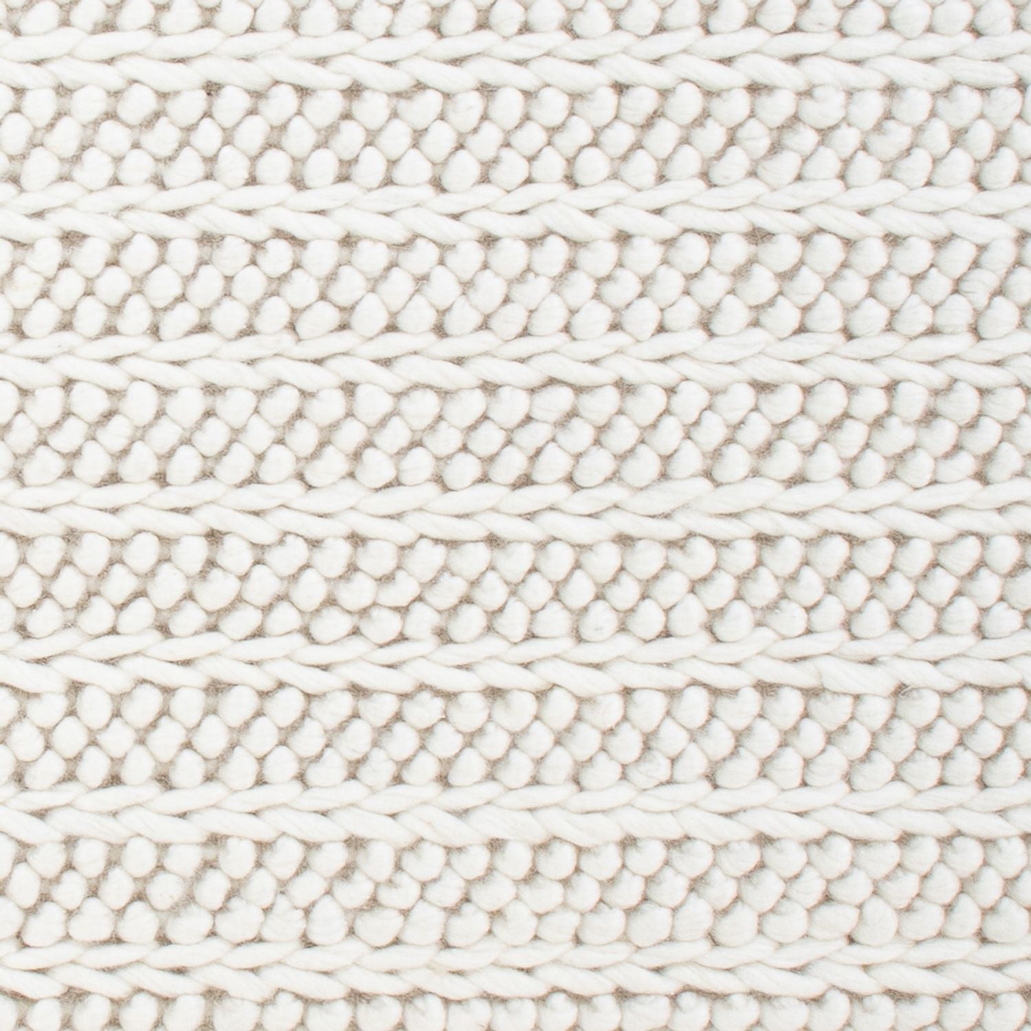 Alfombra de lana - 95 x 63 cm - gris claro