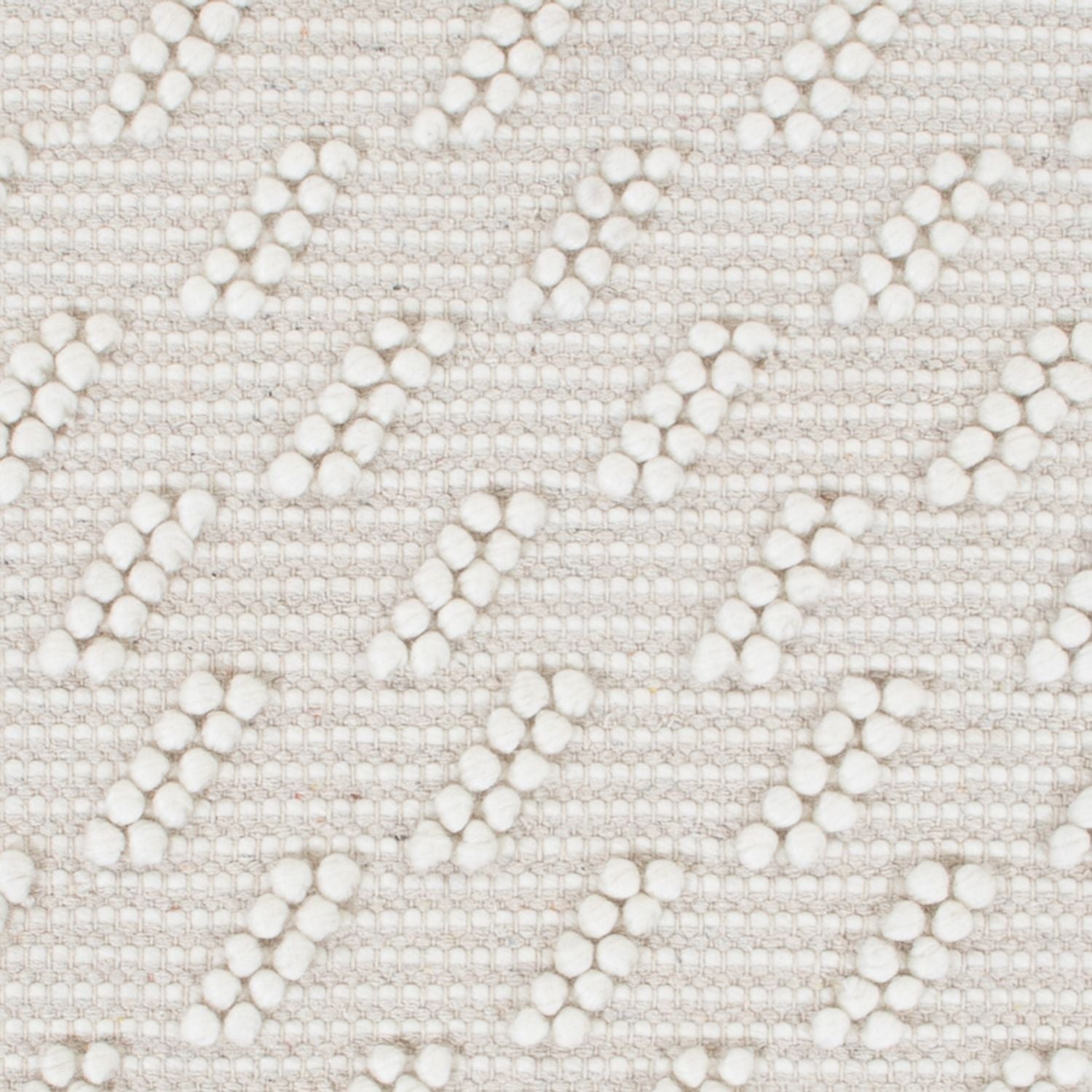 Alfombra de lana - 95 x 63 cm - gris claro