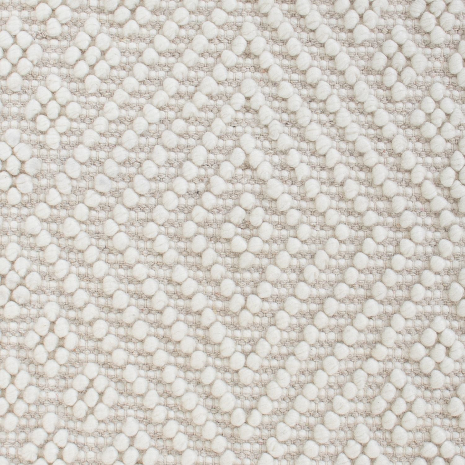 Alfombra de lana - 96 x 62 cm - gris claro