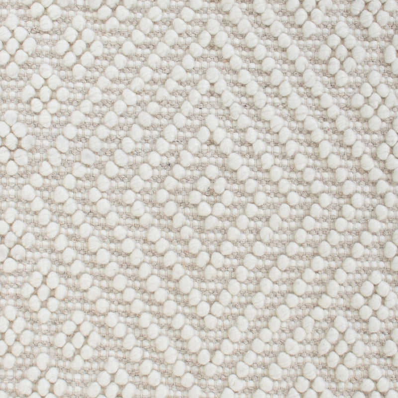 Alfombra de lana - 96 x 62 cm - gris claro