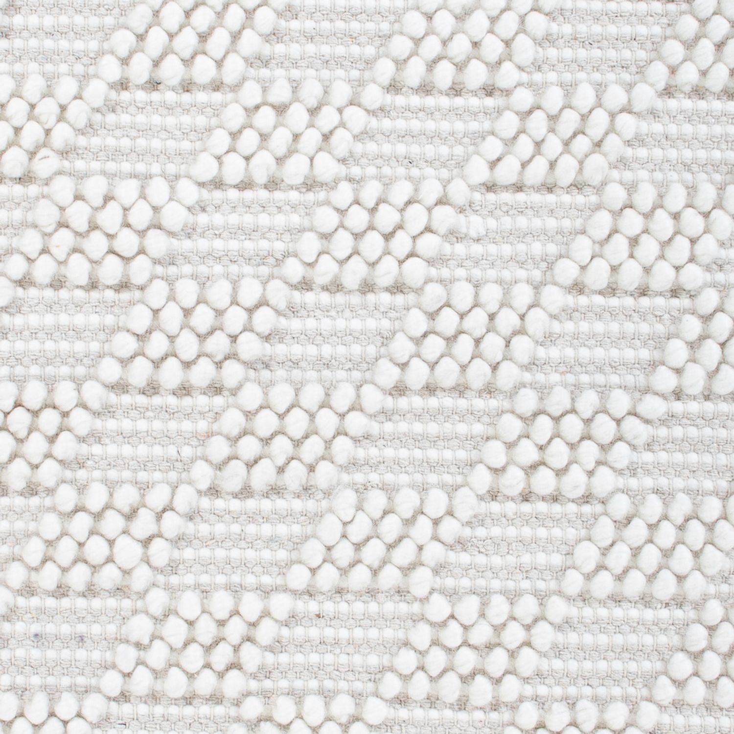 Alfombra de lana - 94 x 60 cm - gris claro