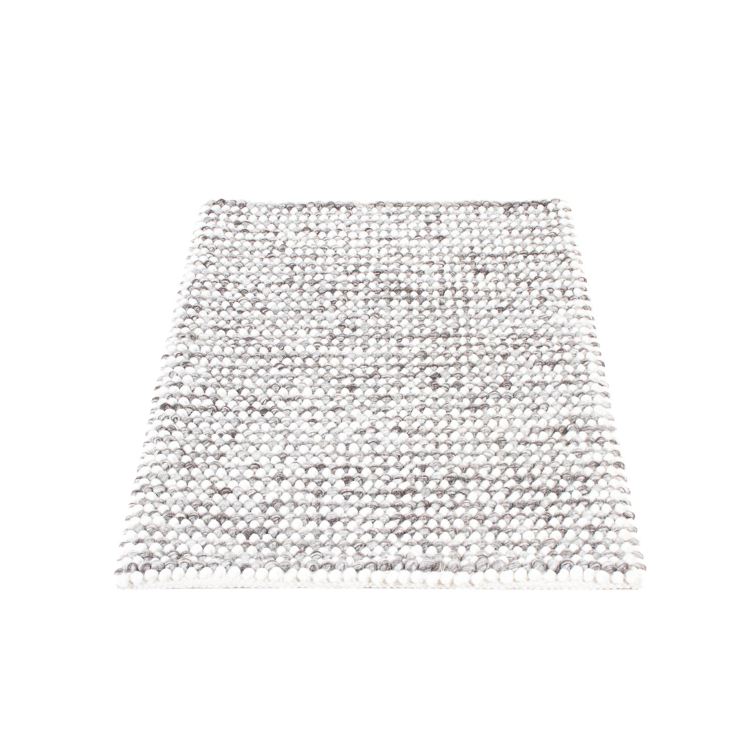 Alfombra de lana - 94 x 60 cm - gris