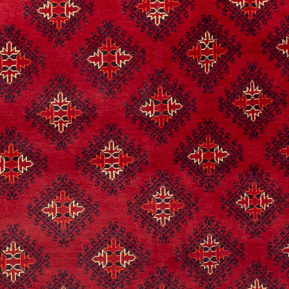 Alfombra afgana - Bukhara - 288 x 192 cm - rojo