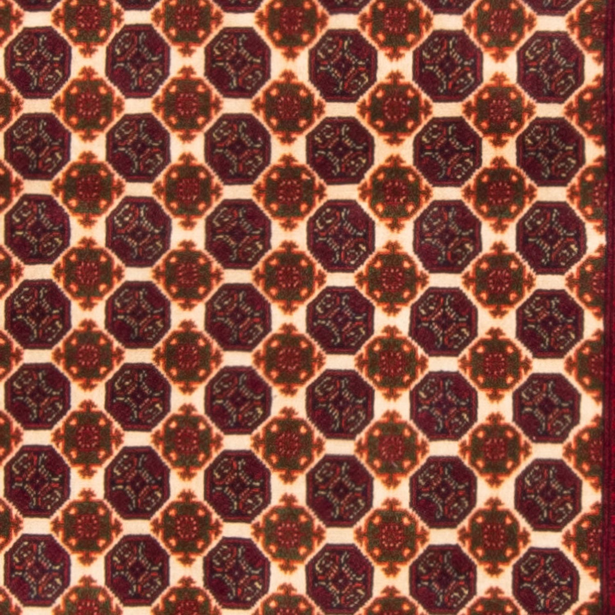 Alfombra de pasillo Alfombra afgana - 287 x 90 cm - beige