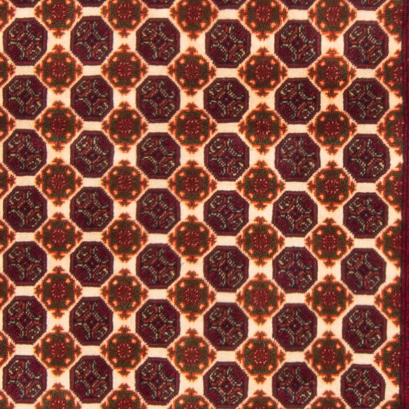 Alfombra de pasillo Alfombra afgana - 287 x 90 cm - beige