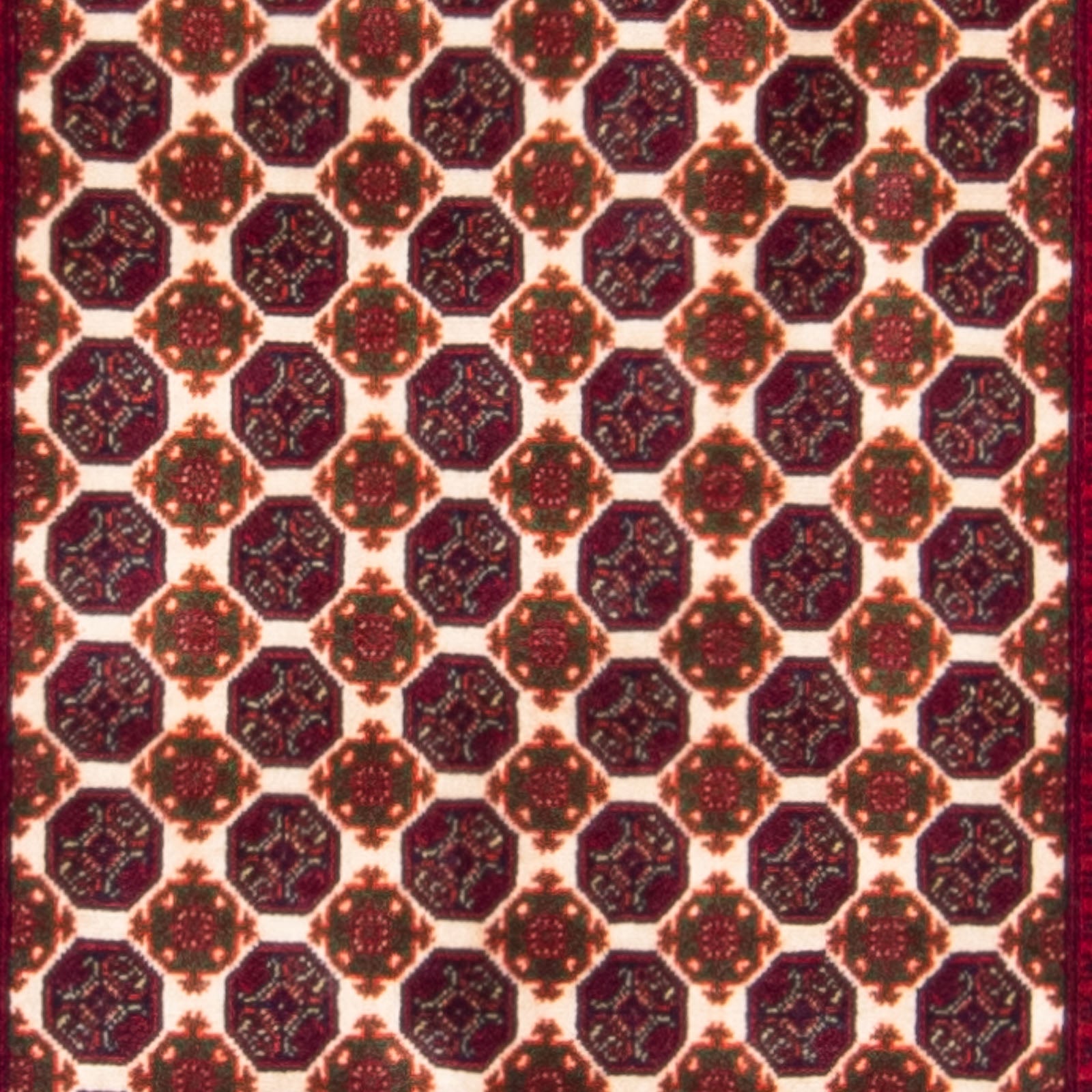 Alfombra de pasillo Alfombra afgana - 287 x 88 cm - beige