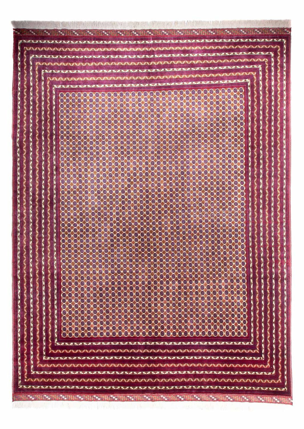 Alfombra afgana - 386 x 300 cm - beige