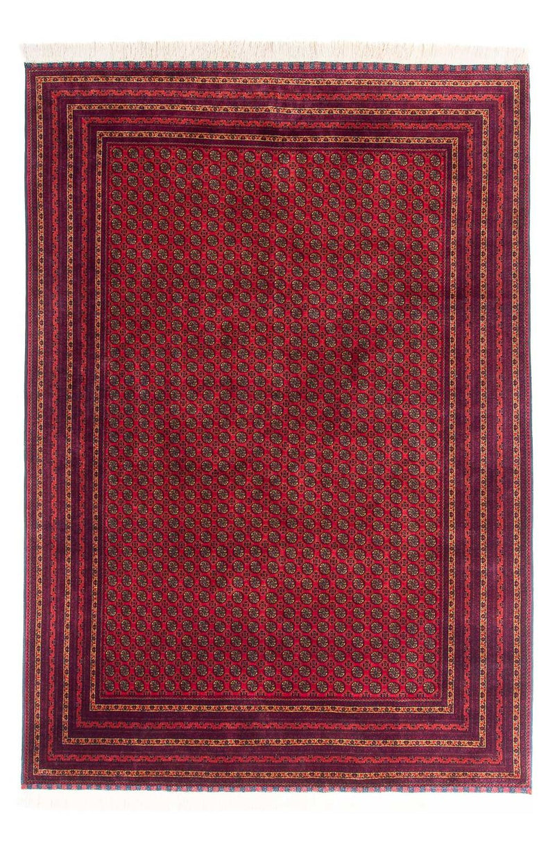 Alfombra afgana - 294 x 194 cm - rojo