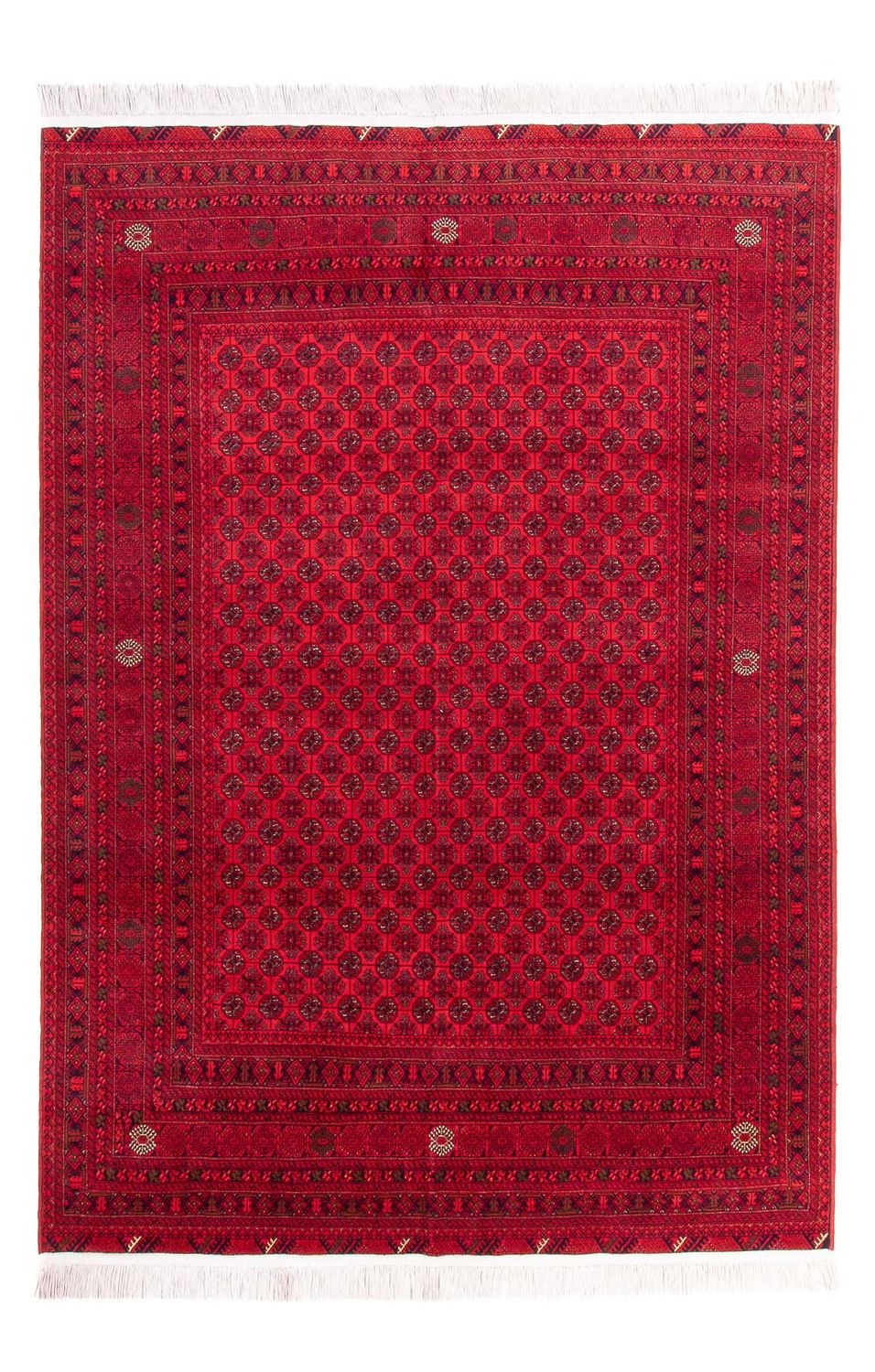 Alfombra afgana - 295 x 194 cm - rojo