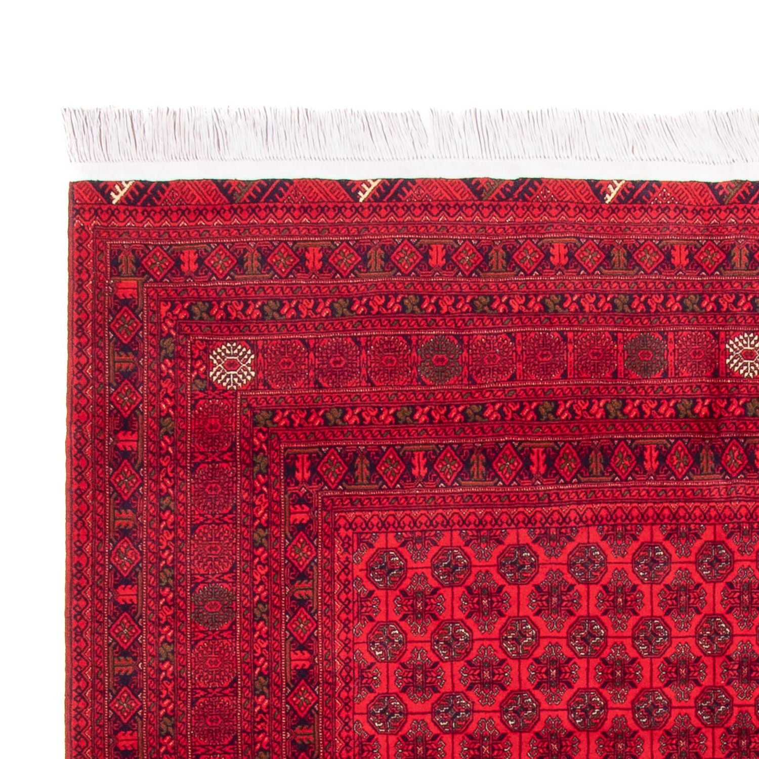 Alfombra afgana - 295 x 194 cm - rojo