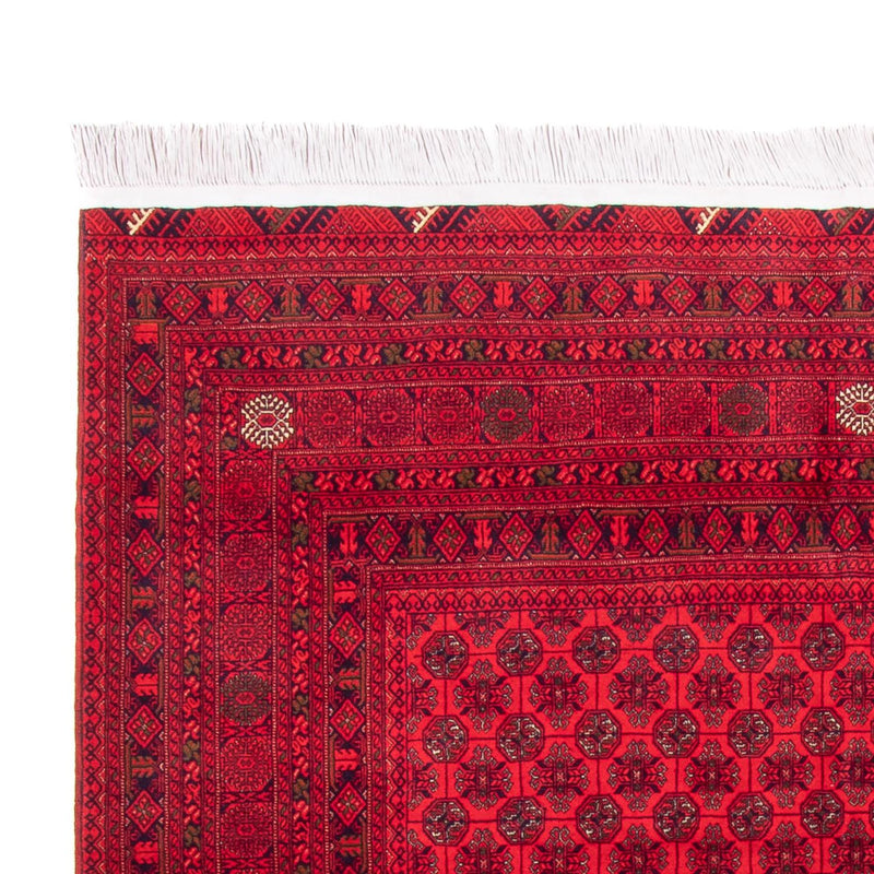 Alfombra afgana - 295 x 194 cm - rojo