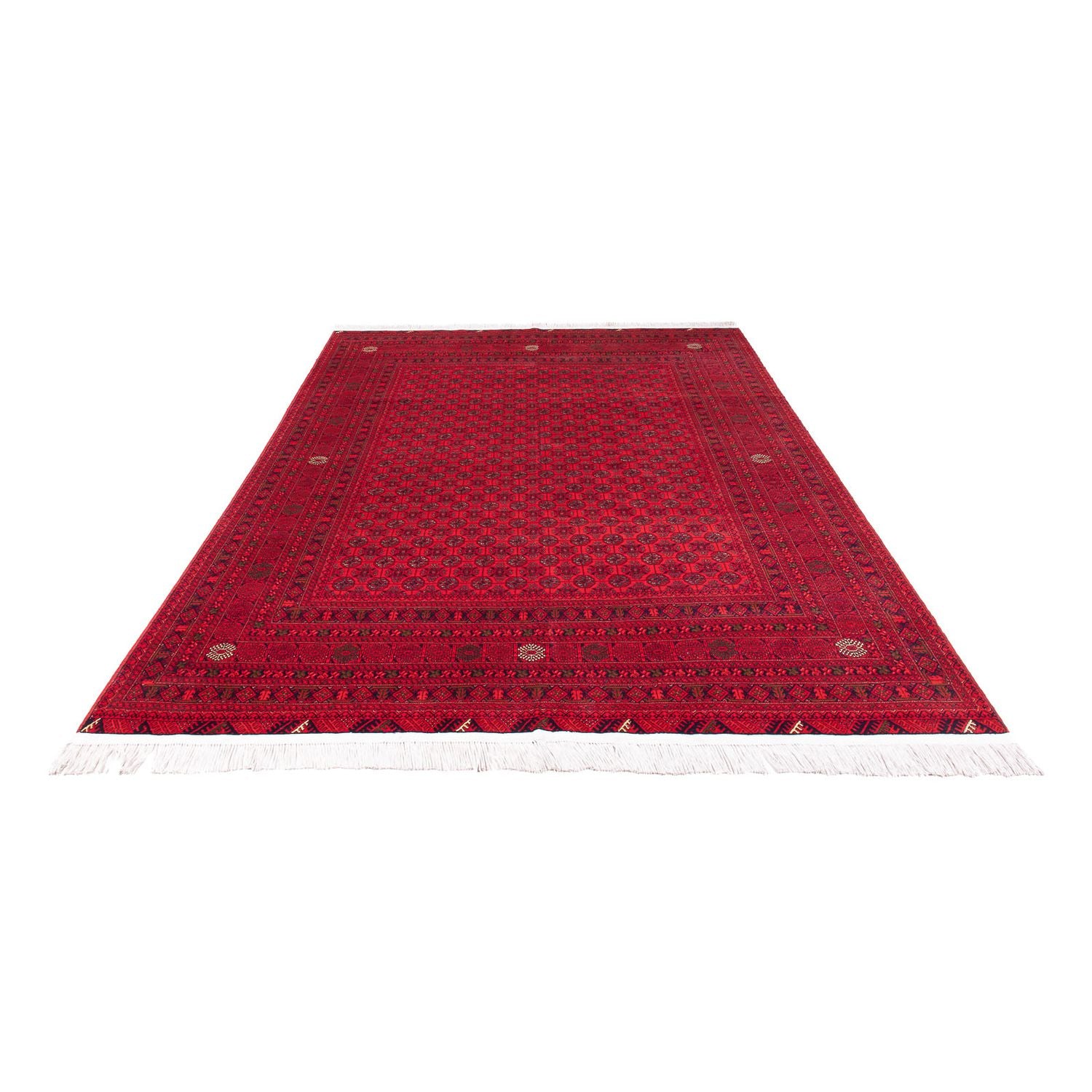 Alfombra afgana - 295 x 194 cm - rojo