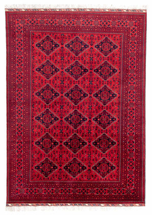 Alfombra afgana - 298 x 198 cm - rojo