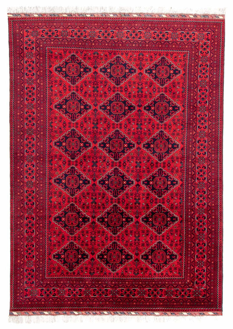 Alfombra afgana - 298 x 198 cm - rojo
