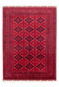Alfombra afgana - 293 x 196 cm - rojo