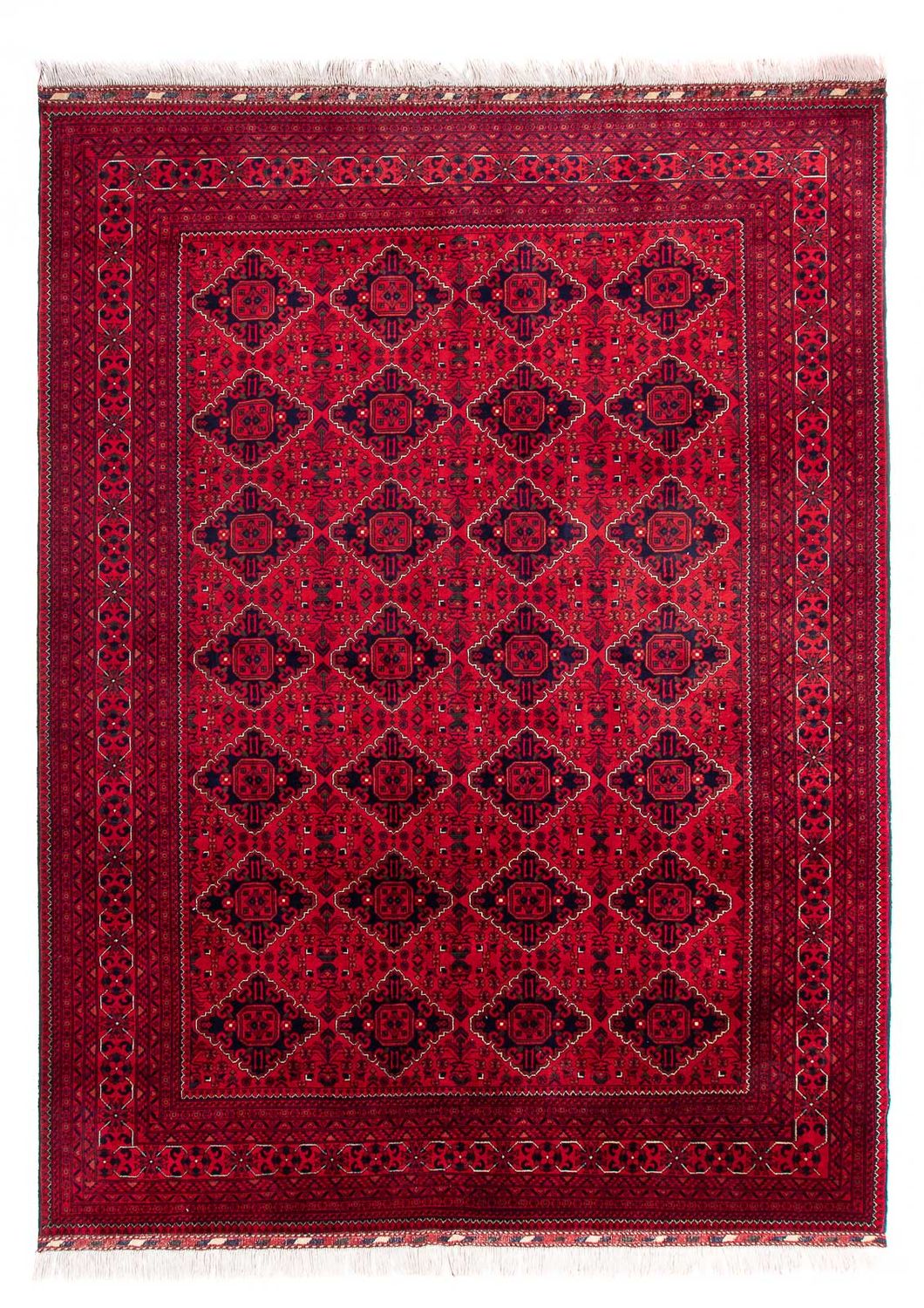 Alfombra afgana - 345 x 244 cm - rojo