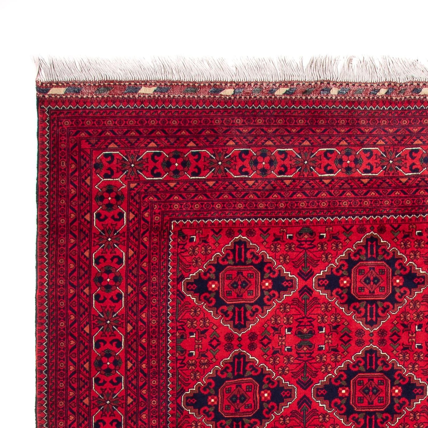 Alfombra afgana - 345 x 244 cm - rojo