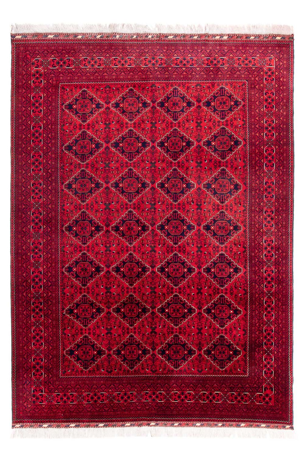 Alfombra afgana - 349 x 246 cm - rojo