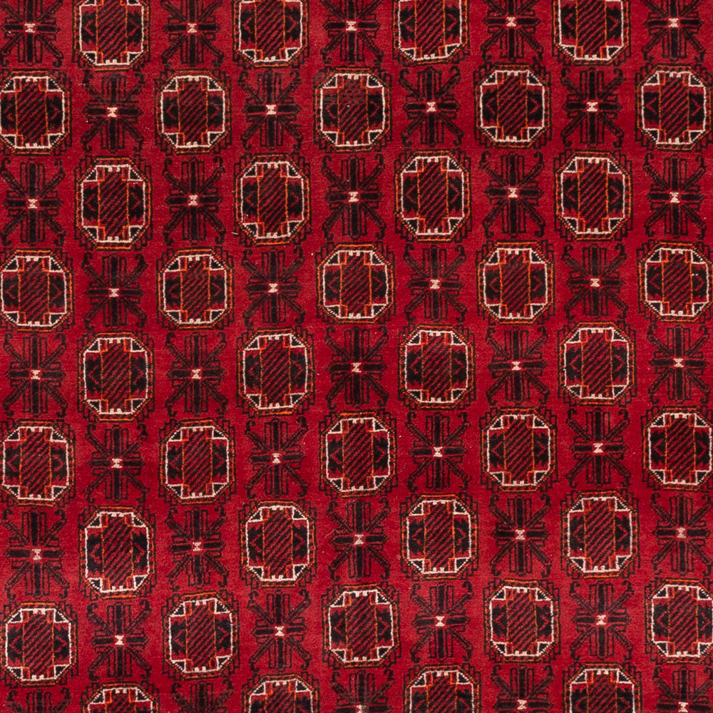 Alfombra afgana - Bukhara - 274 x 198 cm - rojo