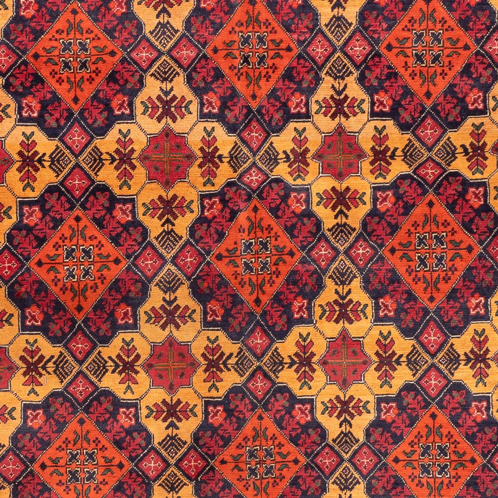 Alfombra afgana - 296 x 197 cm - beige oscuro
