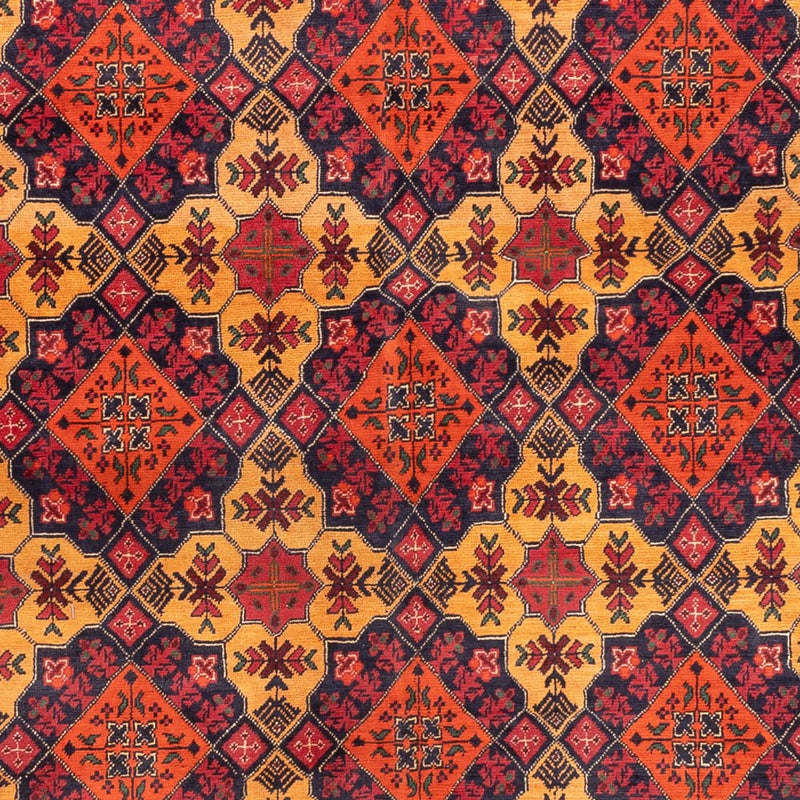 Alfombra afgana - 296 x 197 cm - beige oscuro