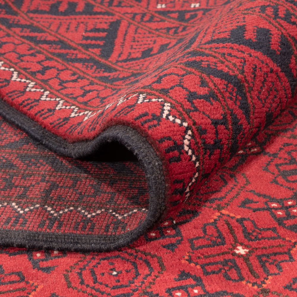 Alfombra afgana - 296 x 193 cm - rojo