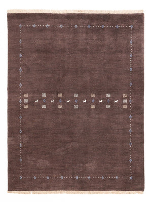 Alfombra Gabbeh - Loribaft Persa - 230 x 160 cm - beige oscuro