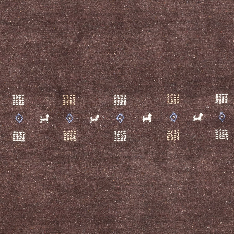 Alfombra Gabbeh - Loribaft Persa - 230 x 160 cm - beige oscuro