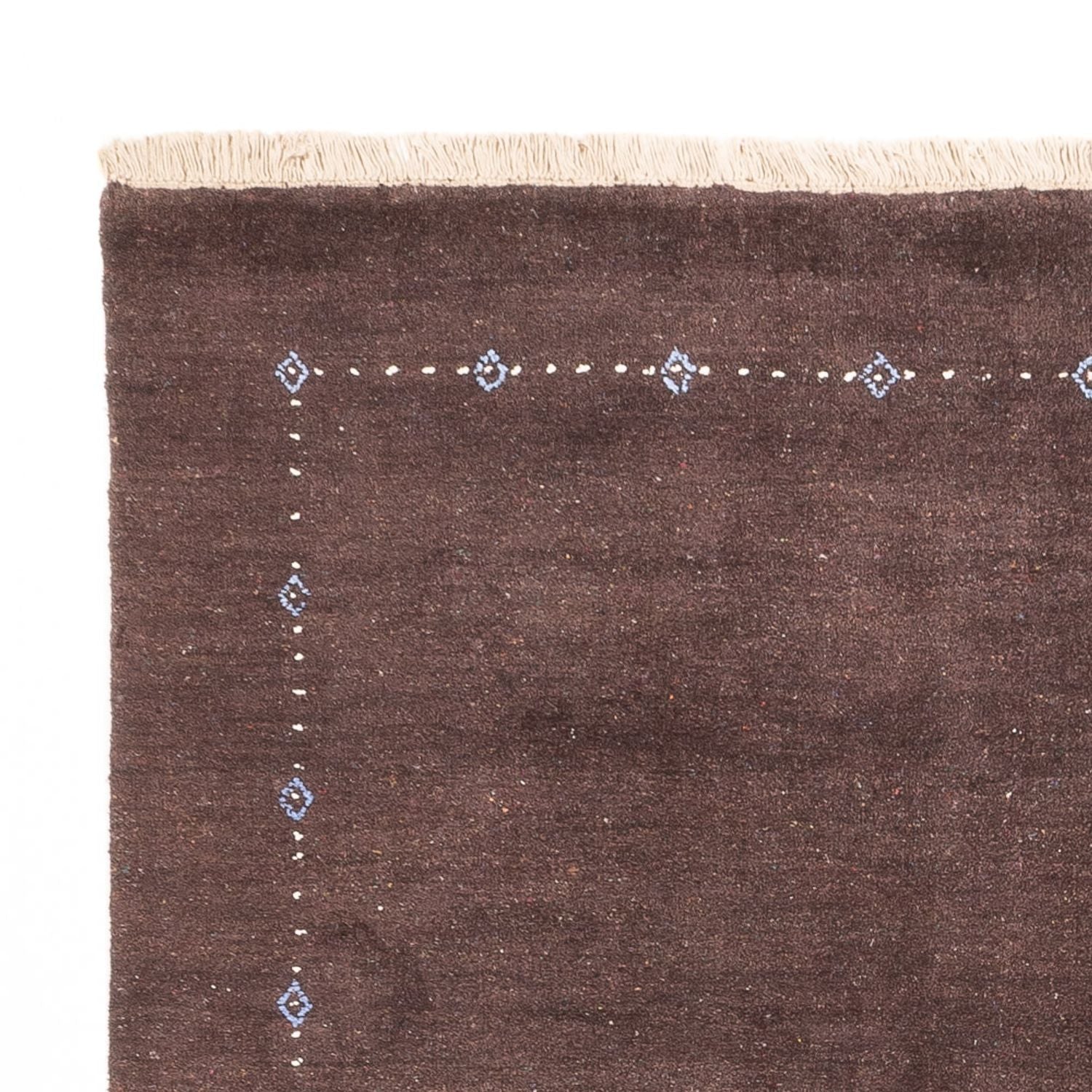 Alfombra Gabbeh - Loribaft Persa - 230 x 160 cm - beige oscuro