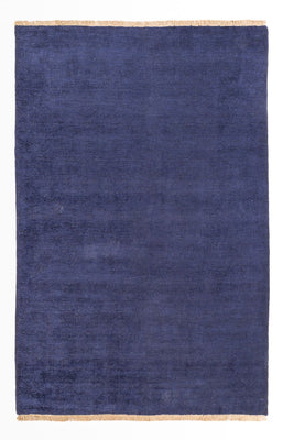 Alfombra Gabbeh - Loribaft Persa - 300 x 200 cm - azul oscuro