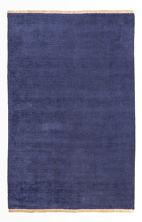 Alfombra Gabbeh - Loribaft Persa - 300 x 200 cm - azul oscuro
