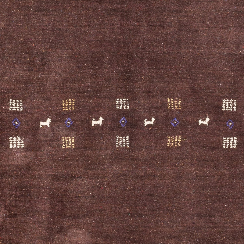 Alfombra Gabbeh - Loribaft Persa - 300 x 200 cm - chocolate