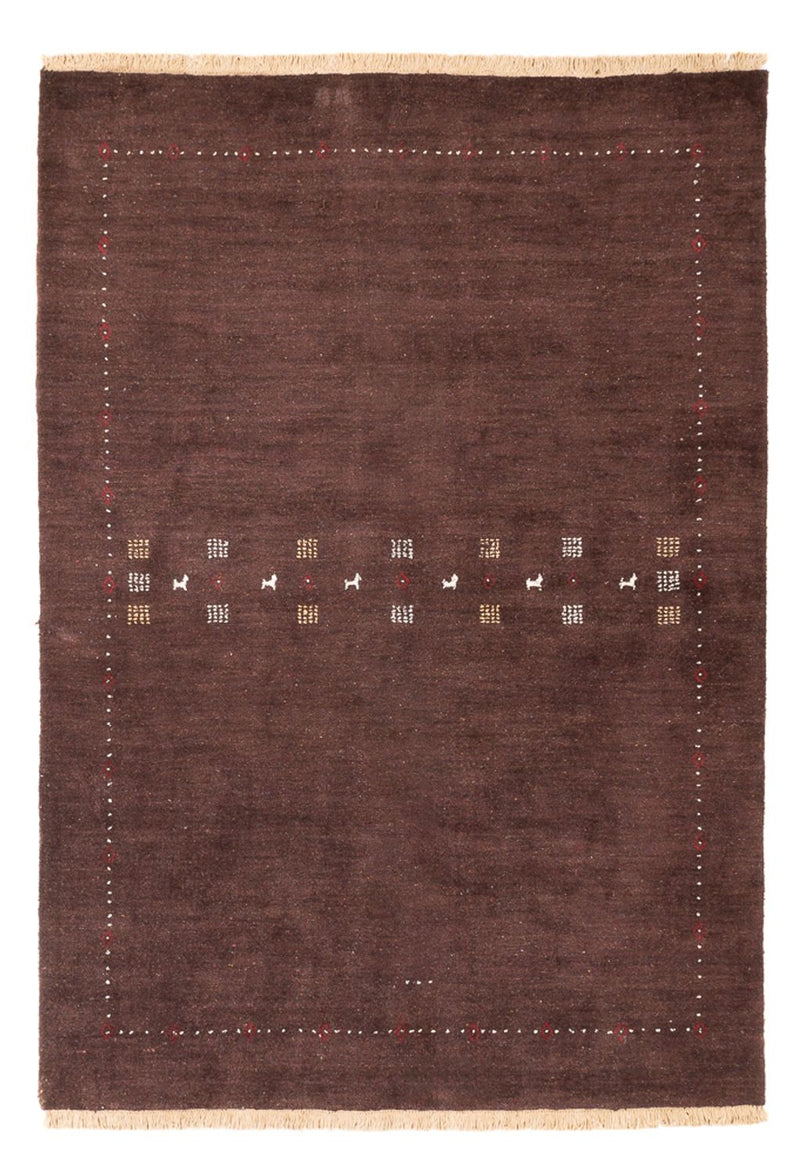 Alfombra Gabbeh - Loribaft Persa - 300 x 200 cm - chocolate