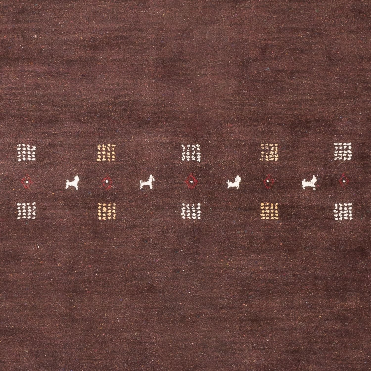 Alfombra Gabbeh - Loribaft Persa - 300 x 200 cm - chocolate