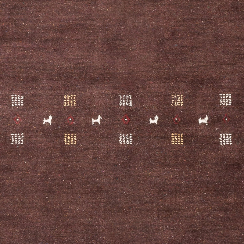 Alfombra Gabbeh - Loribaft Persa - 300 x 200 cm - chocolate