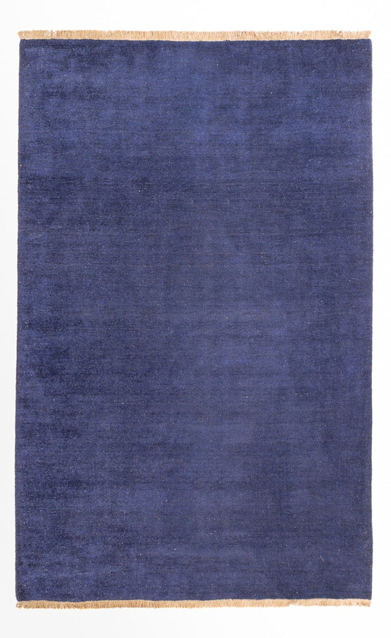 Alfombra Gabbeh - Loribaft Persa - 300 x 200 cm - azul oscuro