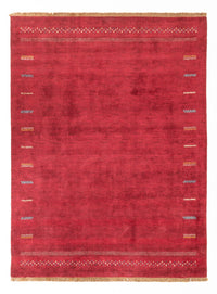 Alfombra Gabbeh - Loribaft Persa - 300 x 240 cm - rojo