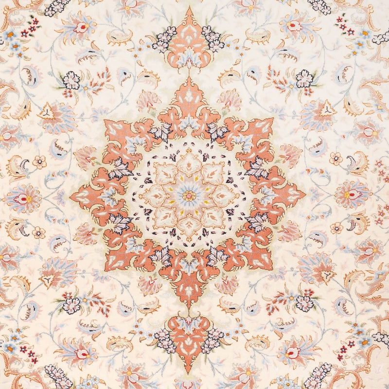 Alfombra Persa - Tabriz - Real - 210 x 150 cm - beige