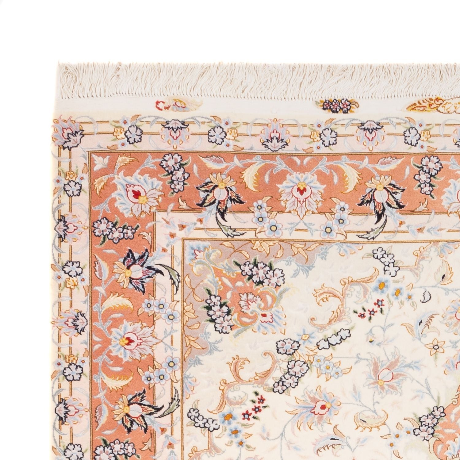 Alfombra Persa - Tabriz - Real - 210 x 150 cm - beige