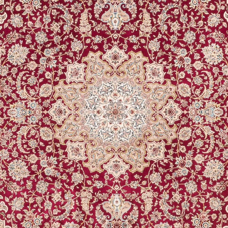 Alfombra de seda - Ghom Seda - Prima - 227 x 145 cm - rojo