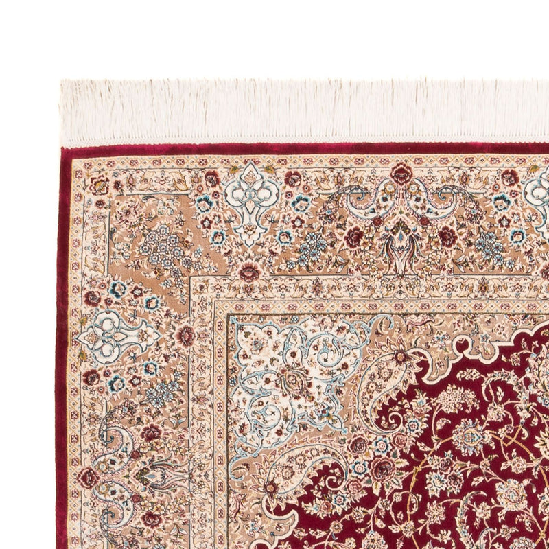 Alfombra de seda - Ghom Seda - Prima - 227 x 145 cm - rojo