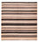 Alfombra de lana cuadrado  - 150 x 140 cm - multicolor