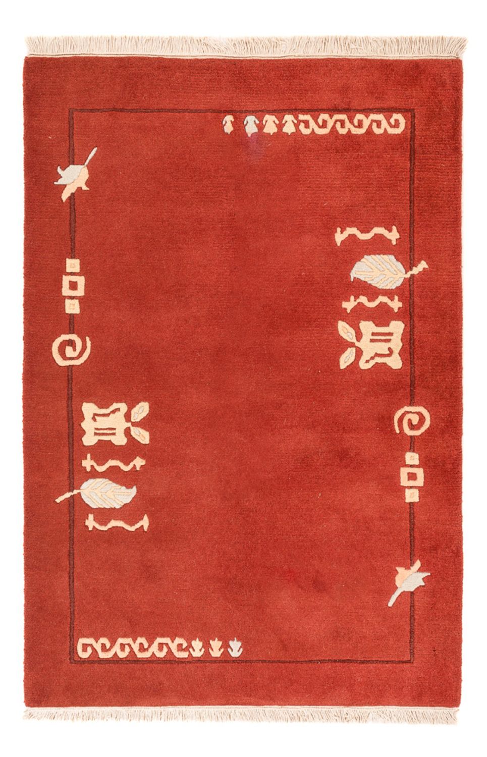 Alfombra de Nepal - 180 x 122 cm - óxido