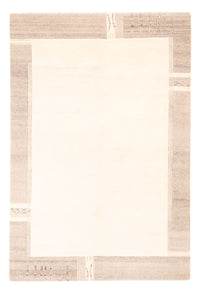 Alfombra de Nepal - 200 x 142 cm - blanco