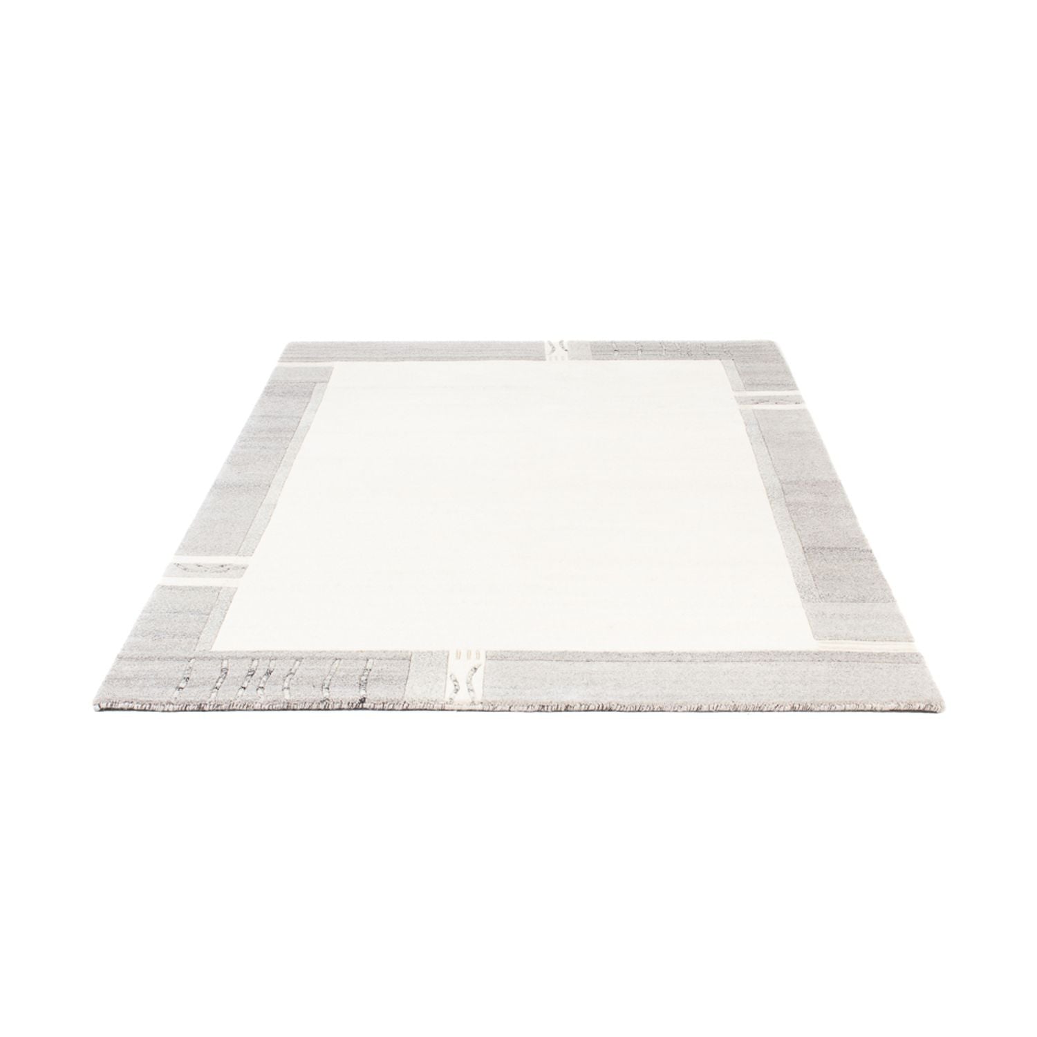Alfombra de Nepal - 200 x 142 cm - blanco