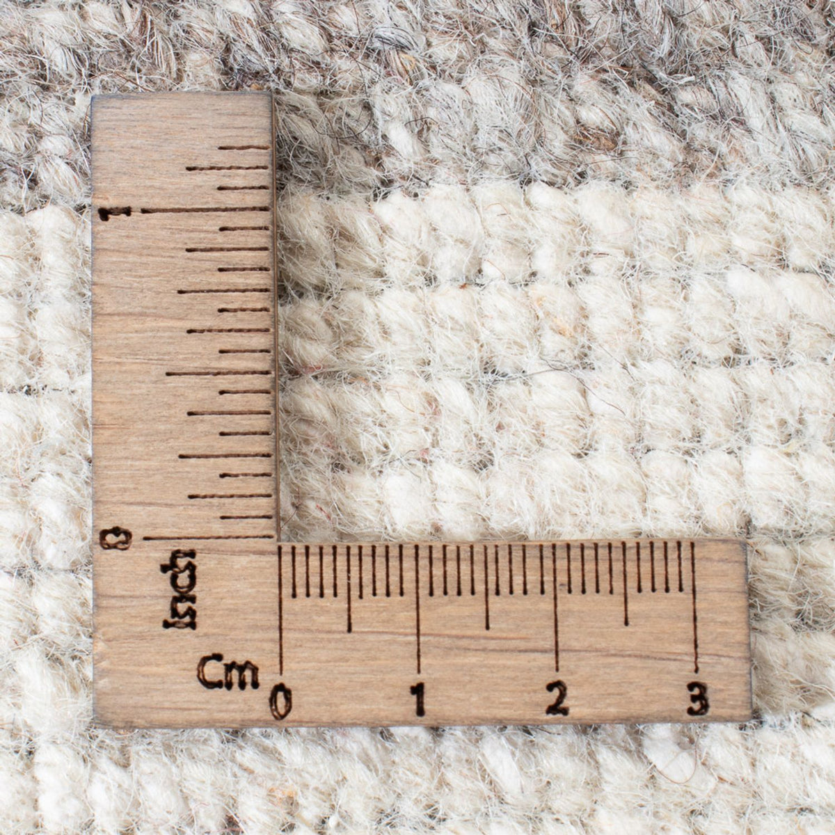 Alfombra de Nepal - 200 x 142 cm - blanco