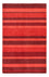 Alfombra Gabbeh - Loribaft Softy - 185 x 120 cm - rojo